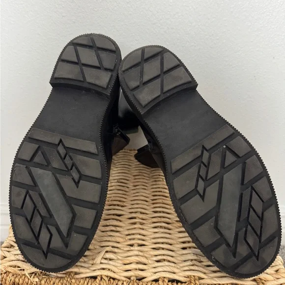 Franco Sarto Black Leather Boots - Picture 5 of 7